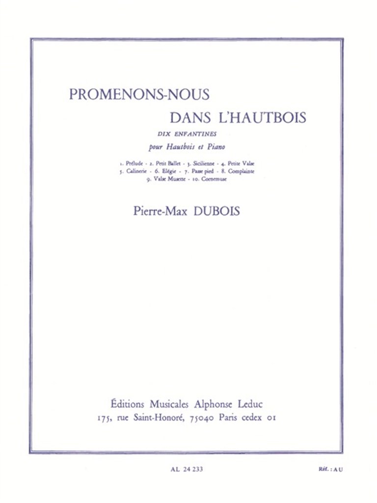 Promenons-Nous Dans L'Hautbois